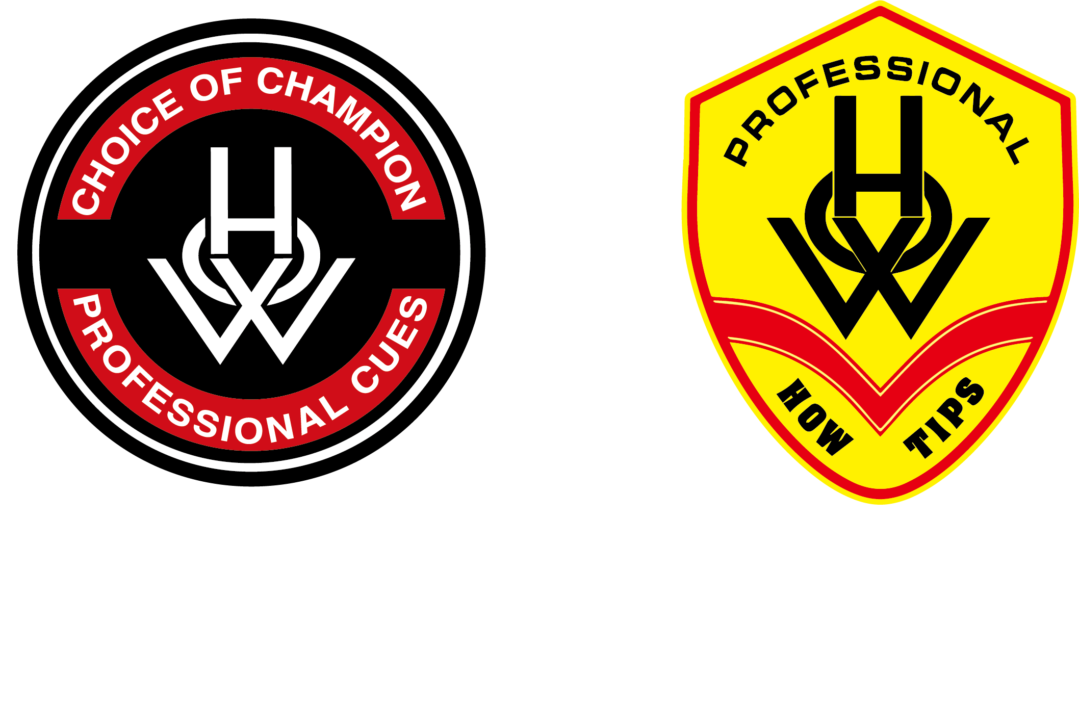 Sello Choice of Champion –<br />
Professional cues y Sello Professional - How Tips de la Marca How